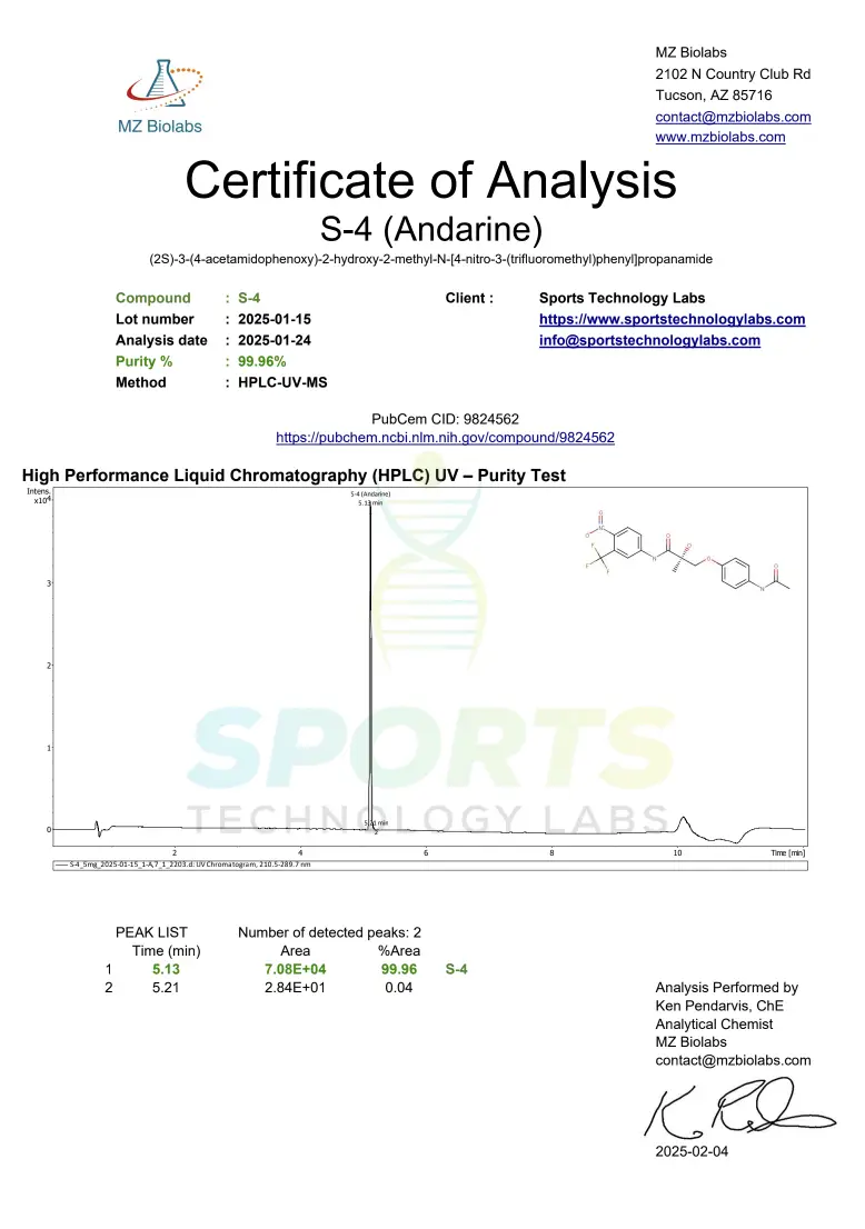Andarine S4 Liquid – 50 mg/mL Andarine S4 Liquid – 50 mg/mL