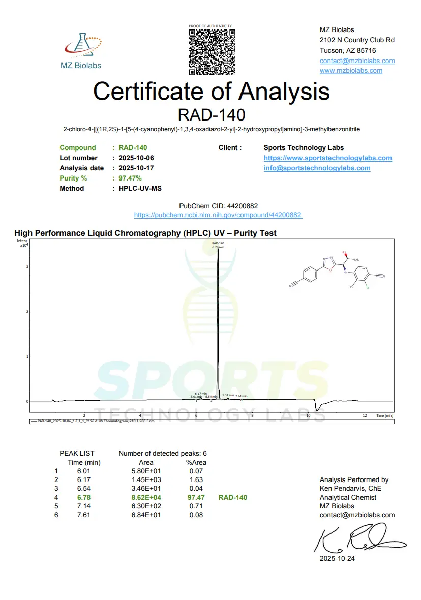 RAD-140 and RU-58841 Stack RAD-140 and RU-58841 Stack